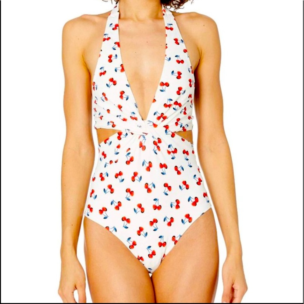 kate spade cherry 🍒knotted srunch bum L🍒